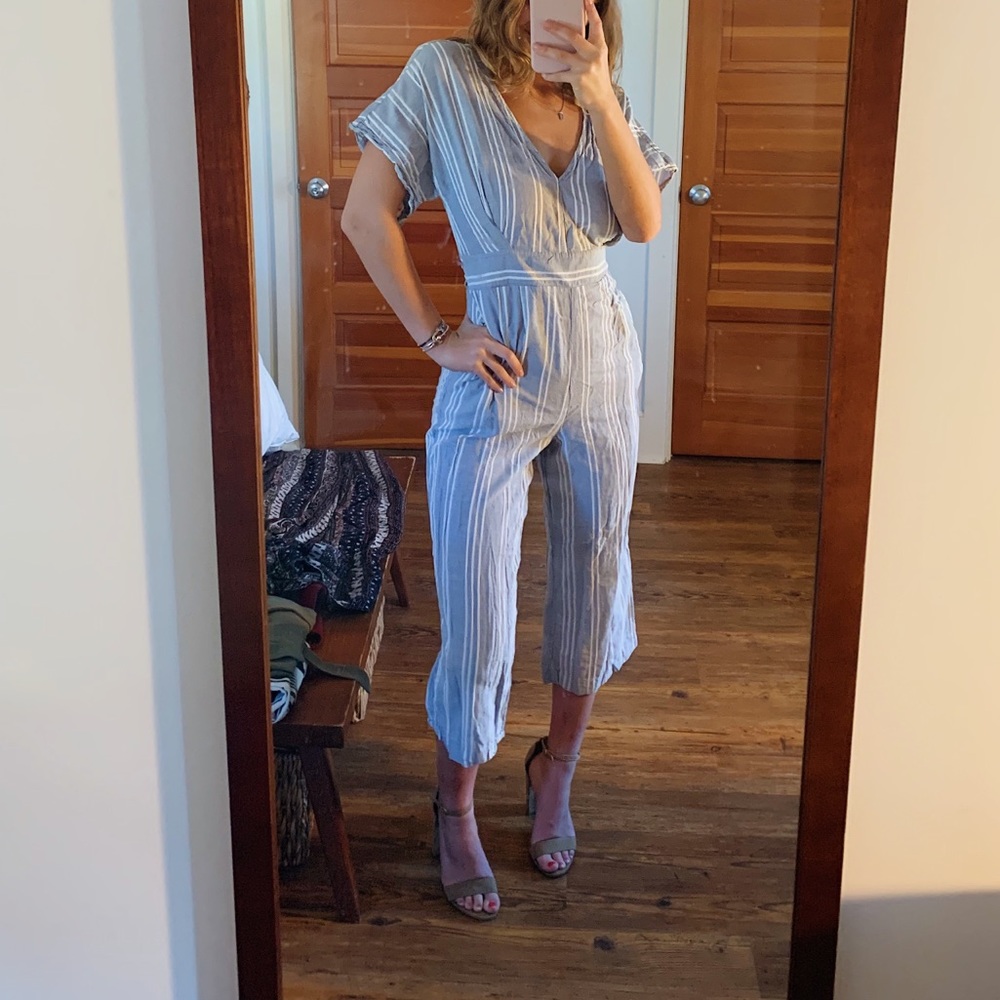 Striped Jumpsuit